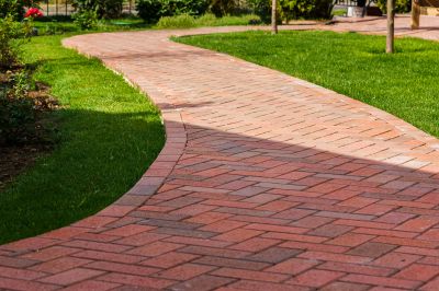 Sealed Brick Walkway