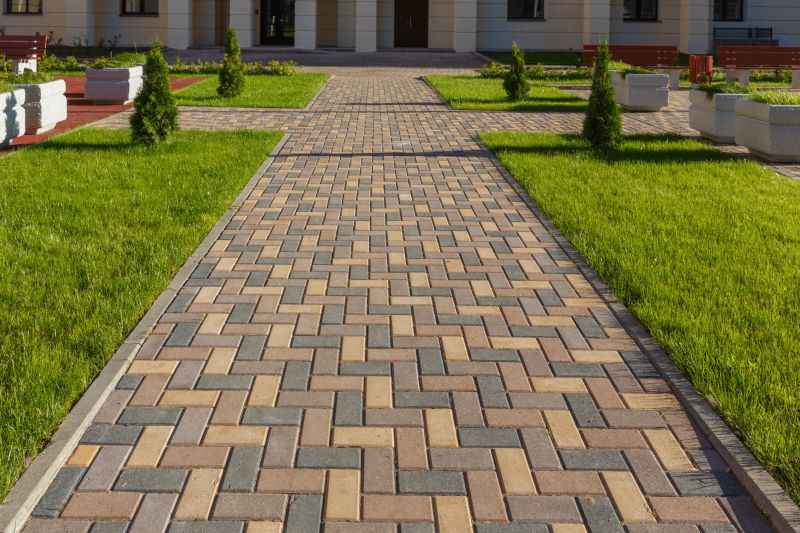 Garden Path with Brick Pavers